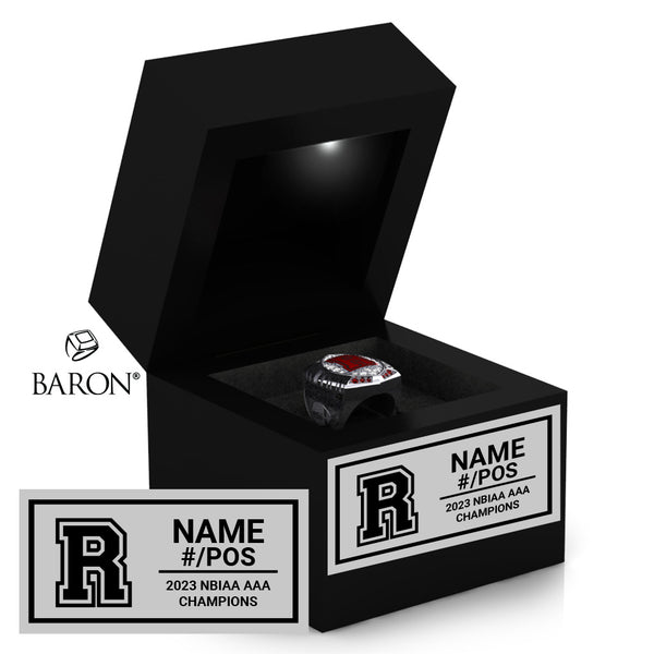RHS Royals Football 2023 Championship Black LED Ring Box