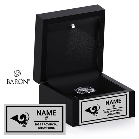 Ram Power Softball 2025 Championship Black LED Ring Box