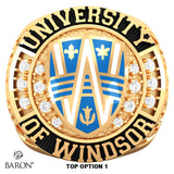 University of Windsor Ultimate Collection Ring - CJ02A - Design 1.3