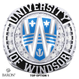University of Windsor Ultimate Collection Ring - CJ02A - Design 1.4
