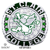 St. Clair College Ultimate Collection Ring - CJ02 - Design 2.4