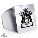 University of Windsor Square Signet Class Ring - 607 - Design 3.5