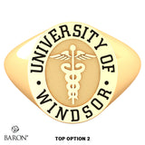University of Windsor Oval Signet Class Ring - 602 - Design 5.2