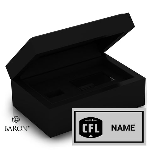 CFL Officials Championship Black Window Ring Box