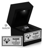 Riverhawks Lacrosse 2024 Championship Black LED Ring Box