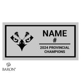 Riverhawks Lacrosse 2024 Championship Black Standard Window Ring Box