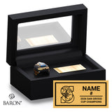 Sarnia Sturgeons U18 Football 2026 Championship Black Standard Window Ring Box