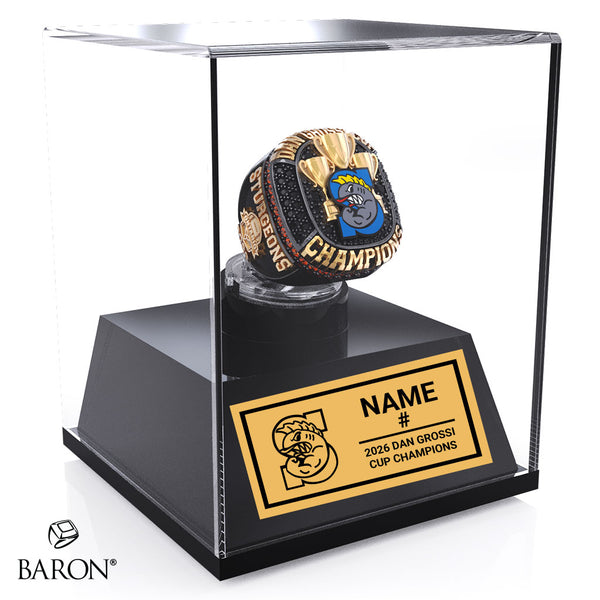 Sarnia Sturgeons U18 Football 2026 Championship Display Case