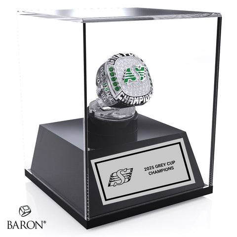 Saskatchewan Roughriders 2025 Fan Championship Display Case