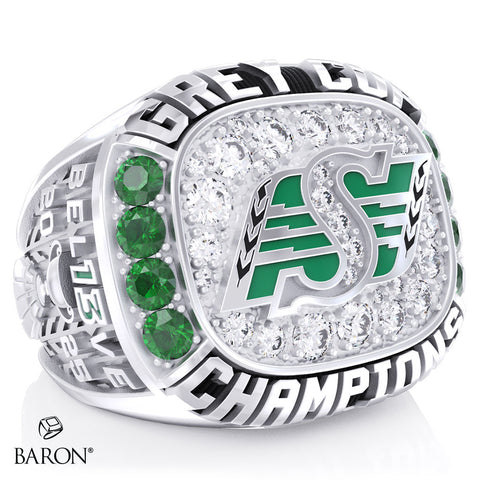 Saskatchewan Roughriders 2025 Fan Championship Ring - Design 6.1