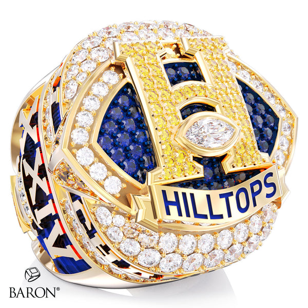 Saskatoon Hilltops Football 2025 Championship Ring - Design 1.3
