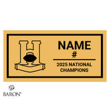Saskatoon Hilltops Football 2025 Championship Black Window Ring Box