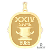 Saskatoon Hilltops Football 2025 Championship Ring Top Pendant - Design 1.8