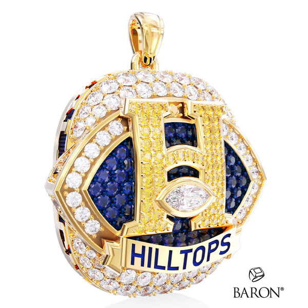 Saskatoon Hilltops Football 2025 Championship Ring Top Pendant - Design 1.8