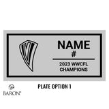 Saskatoon Valkyries Football 2023  Championship Black Window Ring Box