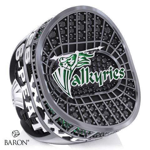 Saskatoon Valkyries Football 2026 Championship Ring - Design 3.3