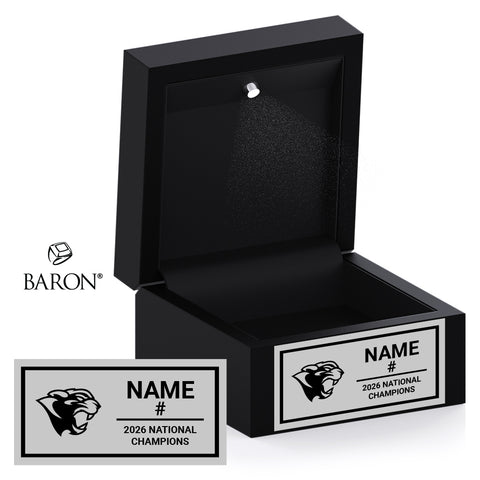 Sault College Hockey 2026 Championship Black LED Ring Box