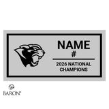 Sault College Hockey 2026 Championship Black Window Ring Box
