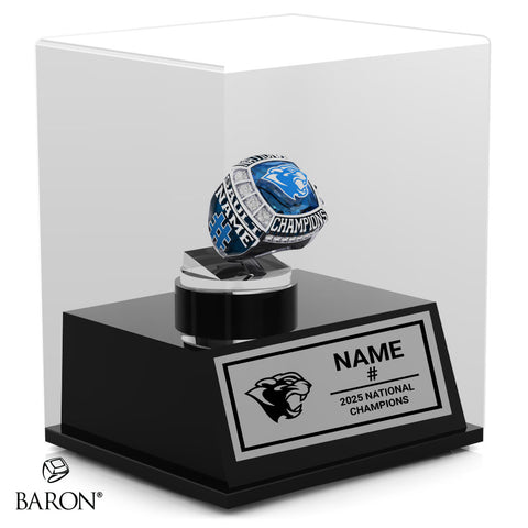Sault College Hockey 2025 Championship Display Case