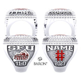 Simon Fraser University Lacrosse 2023 Championship Ring - Design 1.2