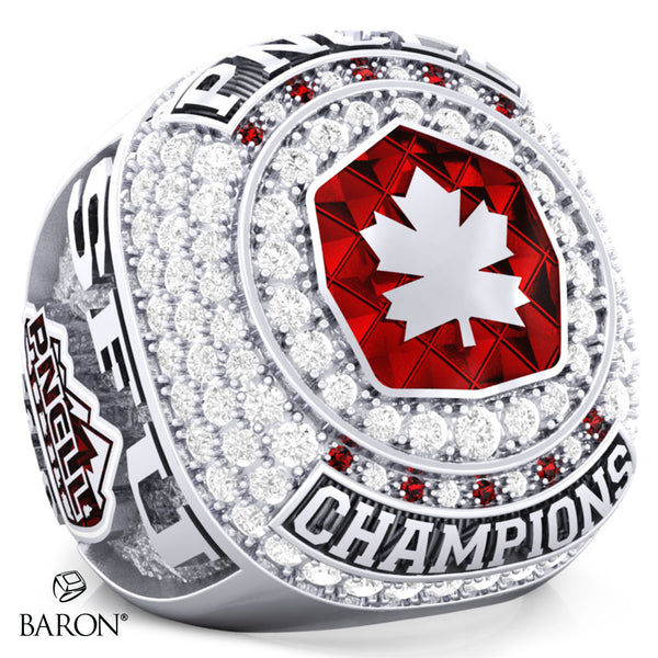 Simon Fraser University Lacrosse 2023 Championship Ring - Design 1.2