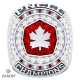 Simon Fraser University Lacrosse 2023 Championship Ring - Design 1.2