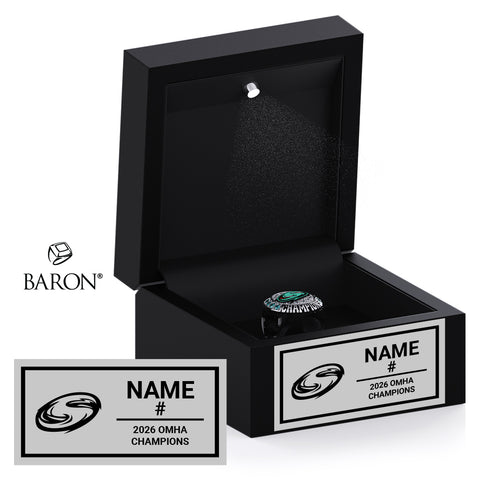 South Simcoe Storm U16AA Hockey 2026 Championship Black LED Ring Box