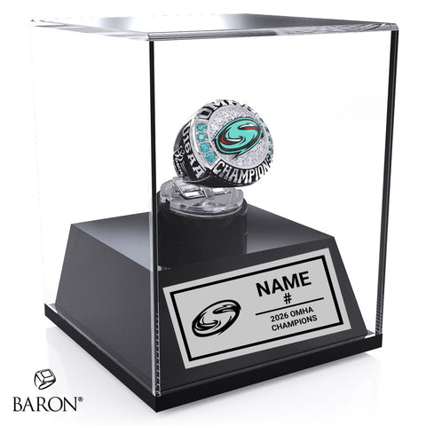 South Simcoe Storm U16AA Hockey 2026 Championship Display Case
