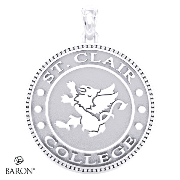 St. Clair College Round Pendant - Design 1.2-1.3
