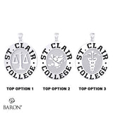 St. Clair College Oval Pendant - 602 - Design 6.3-6.4