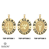 St. Clair College Oval Pendant - 602 - Design 6.3-6.4