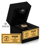 St. Clair Saints OFC 2024 Championship Black LED Ring Box