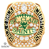 St. Clair Saints Football 2023 Championship Ring - Design 1.2 *BALANCE*