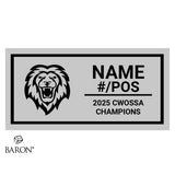 St. James Catholic High School Football 2025 Championship Display Case
