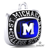 St. Michael's College School - Ring Top Pendant (Encrusted) D1.5-1.3