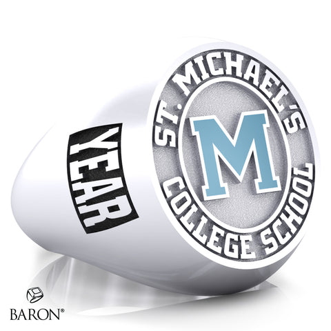 St. Michael's College School - Classic Signet Ring (M Logo) D1.6