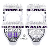 St. Roch CSS Football 2023 Championship Ring - Design 10.8 *50% BALANCE*