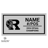 St. Roch CSS Football 2024 Championship Black Standard Window Ring Box