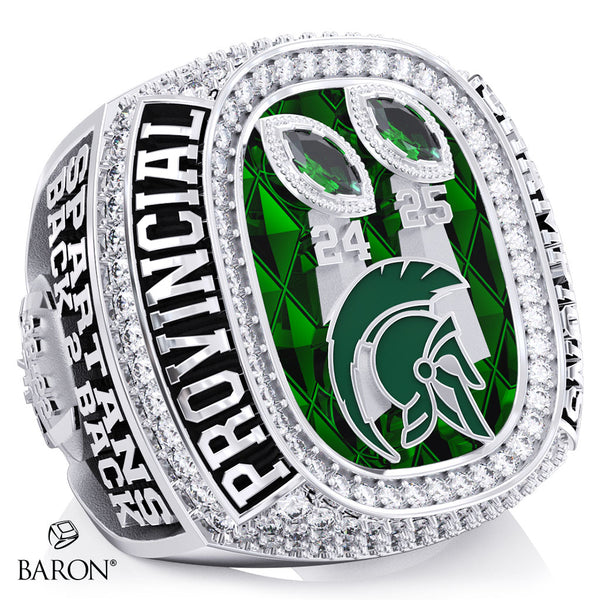 St. Stephen Spartans Football 2025 Championship Ring - Design 4.1