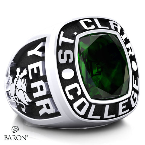 ++TESTING++ St. Clair College Exclusive Class Ring (Double Small) (Durilium/Silver/ 10kt White Gold)