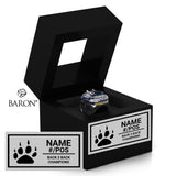 St Joseph's Jaguars Football 2024 Back 2 Back Championship Black Window Ring Box
