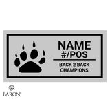 St Joseph's Jaguars Football 2024 Back 2 Back Championship Display Case