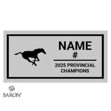 Stampeders LMF Football 2025 Championship Black Window Ring Box