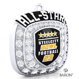 Steel City Bowl Football 2023 Championship Ring Top Pendant - Design 1.2