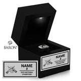 Stoney Creek Sabres Esso Cup 2023 Championship LED Ring Box