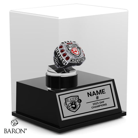 Talbot U15 Hockey 2025 Championship Display Case