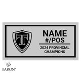 Tantramar Titans Football 2024 Championship Black Standard Window Ring Box