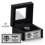 Tavistock Braves Hockey 2026 Championship Black Window Ring Box