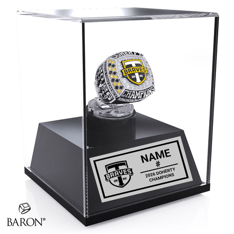 Tavistock Braves Hockey 2026 Championship Display Case