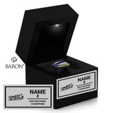 Team BC Lacrosse 2024 Dual Champion Championship Black LED Ring Box